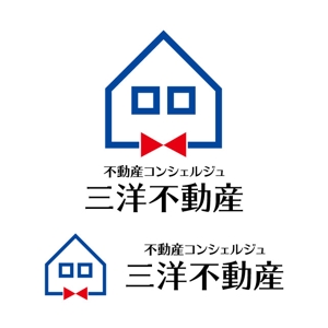 j-design (j-design)さんの不動産コンシェルジュ　三洋不動産 の ロゴと屋号文字への提案