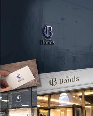 RYUNOHIGE (yamamoto19761029)さんの新たにオープンするクラブ　『Salon Bonds』のロゴへの提案