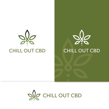 Puchi (Puchi2)さんのCBDオイルの関連商品を販売する会社（CHILL OUT CBD）ロゴへの提案