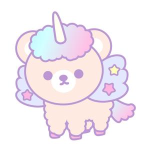 sachi (sachi-365)さんの【Youtube用のキャラ作成依頼】ペガサス＋クマのキャラの作成をお願いします。への提案