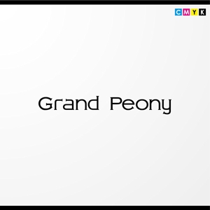 さんの「Grand Peony」のロゴ作成への提案