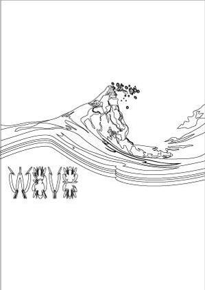 shashindo (dodesign7)さんの【波】や【自然】をイメージした販促用Ｔシャツデザインの依頼への提案