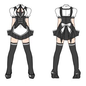 nipopo (nipopo)さんの秋葉原メイド喫茶用　メイド服デザインへの提案