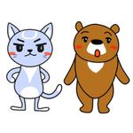 Tanaka Boy (tanakaboy)さんのシンプルで可愛い２足歩行の猫とクマのキャラクターデザインへの提案