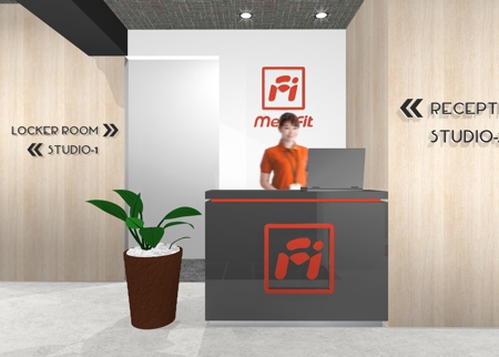 デグチマヨ (masa2014x)さんの新規OPENフィットネスジムの内装デザインへの提案