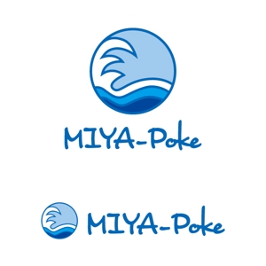 j-design (j-design)さんの道の駅の新店舗「MIYA-Poke」のロゴへの提案