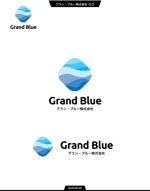 queuecat (queuecat)さんの新設会社　グラン・ブルー株式会社のロゴ作成への提案