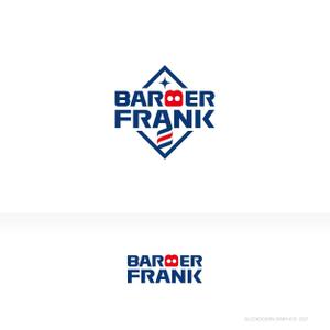 BLOCKDESIGN (blockdesign)さんのメンズサロン『BARBER FRANK』のロゴへの提案