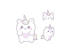 うえつき えみり (uetsuki_emiri)さんの【Youtube用のキャラ作成依頼】ペガサス＋クマのキャラの作成をお願いします。への提案