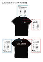 torumade106 (torumade106)さんのパーソナルジムEAGLEBASEのTシャツデザインへの提案