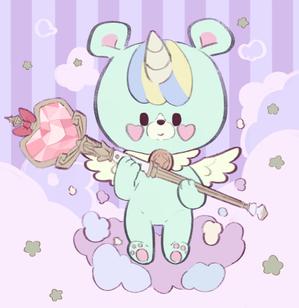 NUCA ()さんの【Youtube用のキャラ作成依頼】ペガサス＋クマのキャラの作成をお願いします。への提案