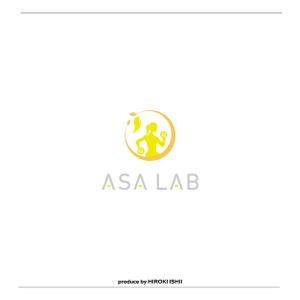 H.i.LAB. (IshiiHiroki)さんの女性専用のトレーニングジム「ASA LAB」のロゴへの提案