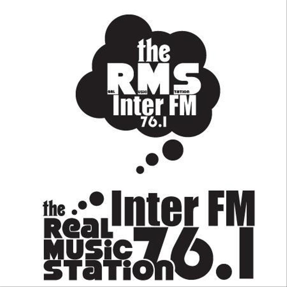 「76.1 THE REAL MUSIC STATION InterFM」のロゴ作成