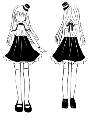 anna666111さんの秋葉原メイド喫茶用　メイド服デザインへの提案