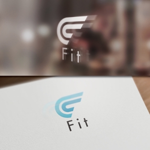 BKdesign (late_design)さんの会員制トレーニングジム「Fit」のロゴへの提案