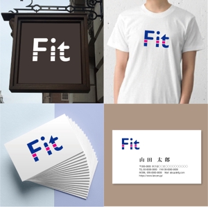 ninaiya (ninaiya)さんの会員制トレーニングジム「Fit」のロゴへの提案