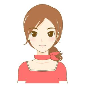 E.crayon (yuuuuuu_ecolibra)さんの東京都港区の地域情報ブログ執筆者（女性）のキャラクターデザインへの提案