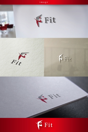 coco design (tomotin)さんの会員制トレーニングジム「Fit」のロゴへの提案