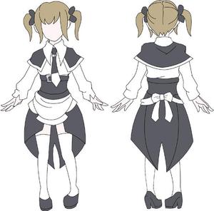 enokoさんの秋葉原メイド喫茶用　メイド服デザインへの提案