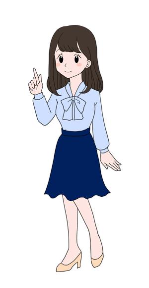 いおりそ (iorinu_nu)さんの東京都府中市の地域情報ブログ執筆者（女性）のキャラクターデザインへの提案