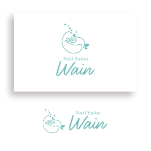 angie design (angie)さんのネイルサロンWain(ウェイン)のロゴ募集！への提案