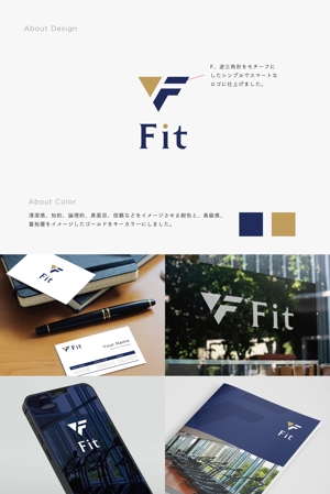 Naroku Design (masa_76)さんの会員制トレーニングジム「Fit」のロゴへの提案