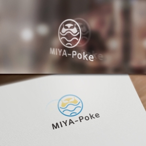 BKdesign (late_design)さんの道の駅の新店舗「MIYA-Poke」のロゴへの提案