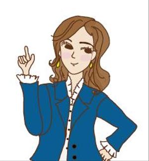 子供から大人まで好感あるキャラクター作り (Hana-maru)さんの東京都港区の地域情報ブログ執筆者（女性）のキャラクターデザインへの提案