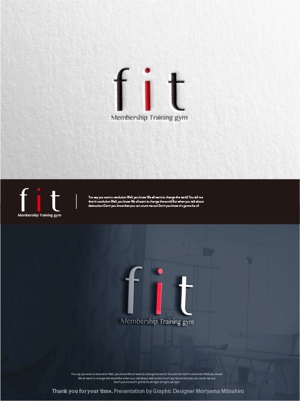 m_mhljm (m_mhljm)さんの会員制トレーニングジム「Fit」のロゴへの提案