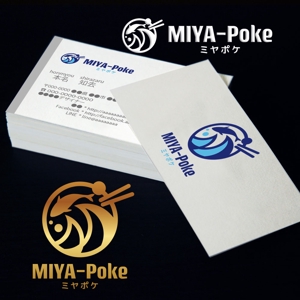 KOZ-DESIGN (saki8)さんの道の駅の新店舗「MIYA-Poke」のロゴへの提案