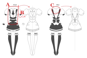 8jo_kawa (8jo_kawa)さんの秋葉原メイド喫茶用　メイド服デザインへの提案