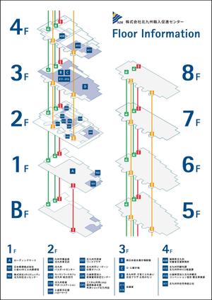 blocdesign (blocdesign)さんのテナントビルの立体フロアマップのデザイン制作への提案