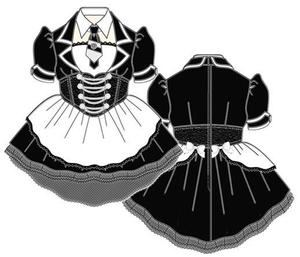 mangetuさんの秋葉原メイド喫茶用　メイド服デザインへの提案
