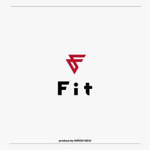 H.i.LAB. (IshiiHiroki)さんの会員制トレーニングジム「Fit」のロゴへの提案