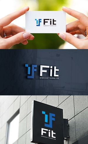 s m d s (smds)さんの会員制トレーニングジム「Fit」のロゴへの提案