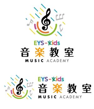 Chock Design (spasso)さんのEYS-Kids音楽教室のロゴへの提案