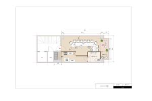 Lighthouse Studio✴︎ (TJ001)さんの新規オープンするコンセプトカフェの内装プラン（平面図）への提案