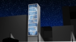 tora (tora_09)さんのライトアップされたビルのファサードデザインへの提案