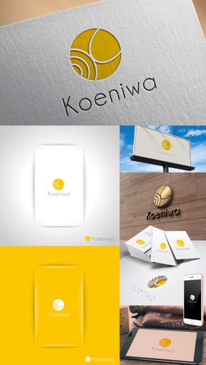k_31 (katsu31)さんのスキルシェアサービス「Koeniwa」のロゴへの提案
