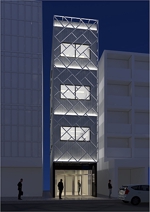 ISHIKURA DESIGN (i_design1)さんのライトアップされたビルのファサードデザインへの提案