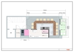 SaGAS (studio_otto)さんの新規オープンするコンセプトカフェの内装プラン（平面図）への提案