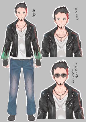 やーくん (ya-kun1925)さんの男性Vtuberとして活動するための全身立ち絵への提案