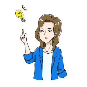 はれた ()さんの東京都港区の地域情報ブログ執筆者（女性）のキャラクターデザインへの提案