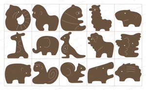 umi (umi_design)さんの木のおもちゃ店　動物イラスト(15種類)のデザインへの提案