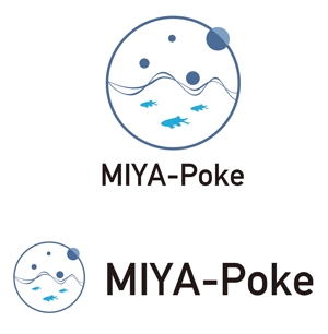 田中　威 (dd51)さんの道の駅の新店舗「MIYA-Poke」のロゴへの提案