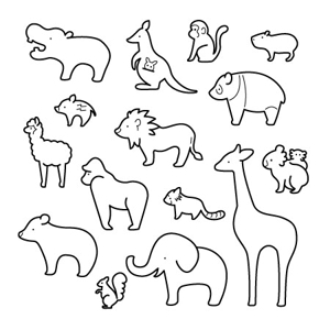 yuki (yuki-mb)さんの木のおもちゃ店　動物イラスト(15種類)のデザインへの提案