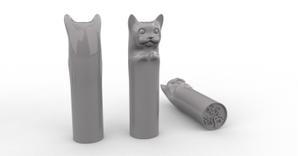 ミヤモトデータサービス　３Dmiya (3Dmiya)さんのネコをモチーフにしたはんこデータ作成への提案