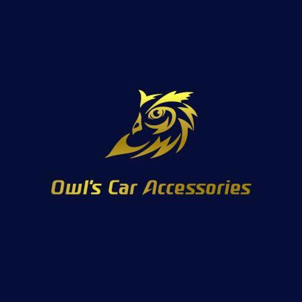 「Owl’s Car Accessories」のロゴ作成(商標登録なし)