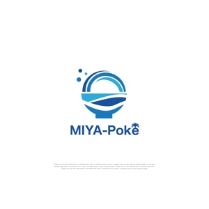 waka (wakapon1987)さんの道の駅の新店舗「MIYA-Poke」のロゴへの提案
