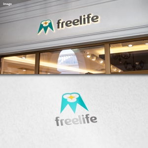 FUKU (FUKU)さんの障害者支援会社『free life』のロゴへの提案